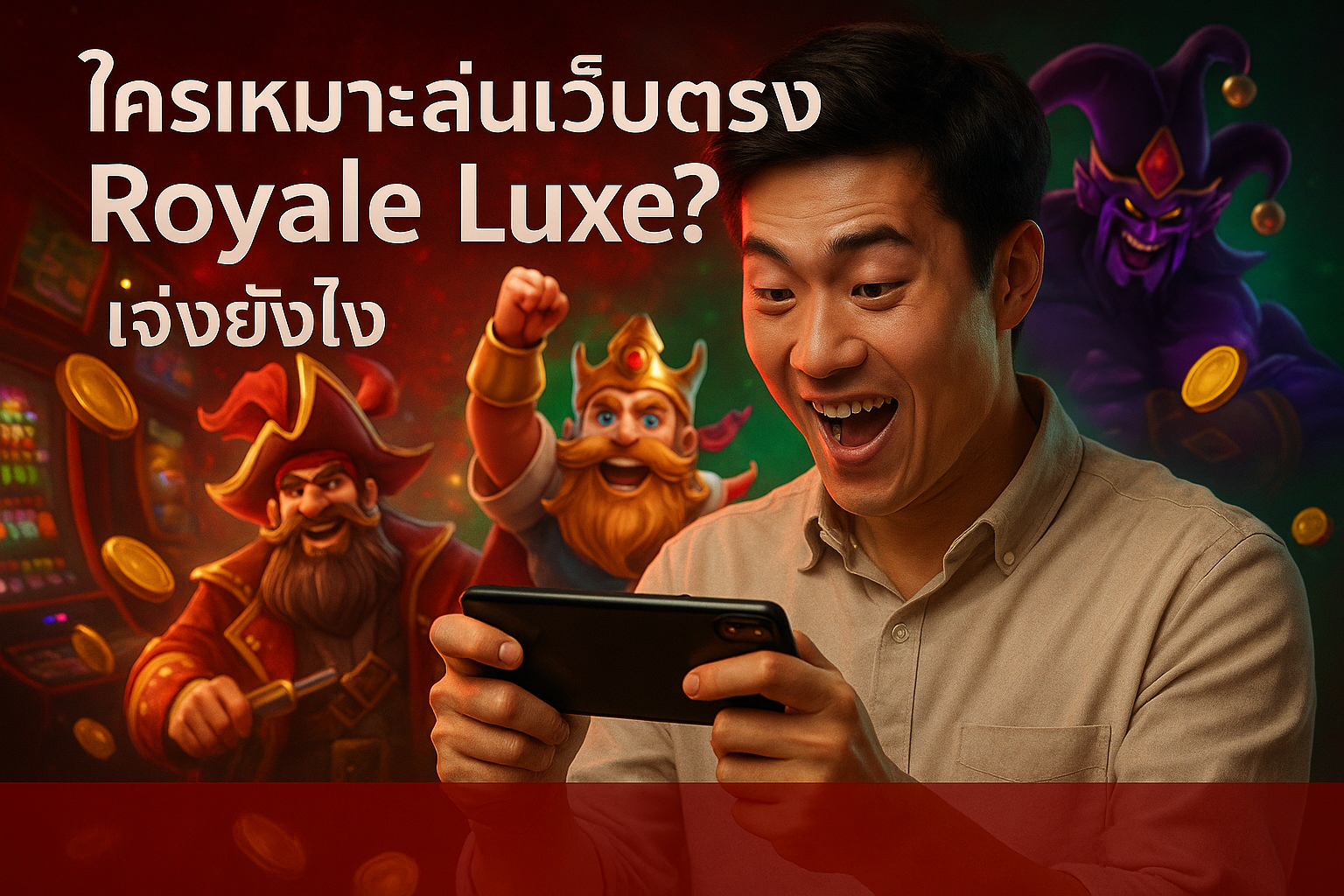 ใครเหมาะเล่นเว็บตรง Royale Luxe? เจ๋งยังไง