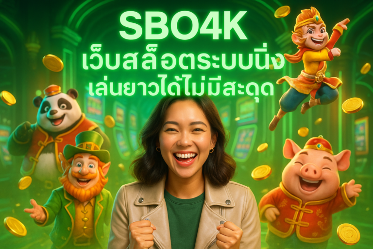 SBO4K เว็บสล็อตระบบนิ่ง เล่นยาวได้ไม่มีสะดุด