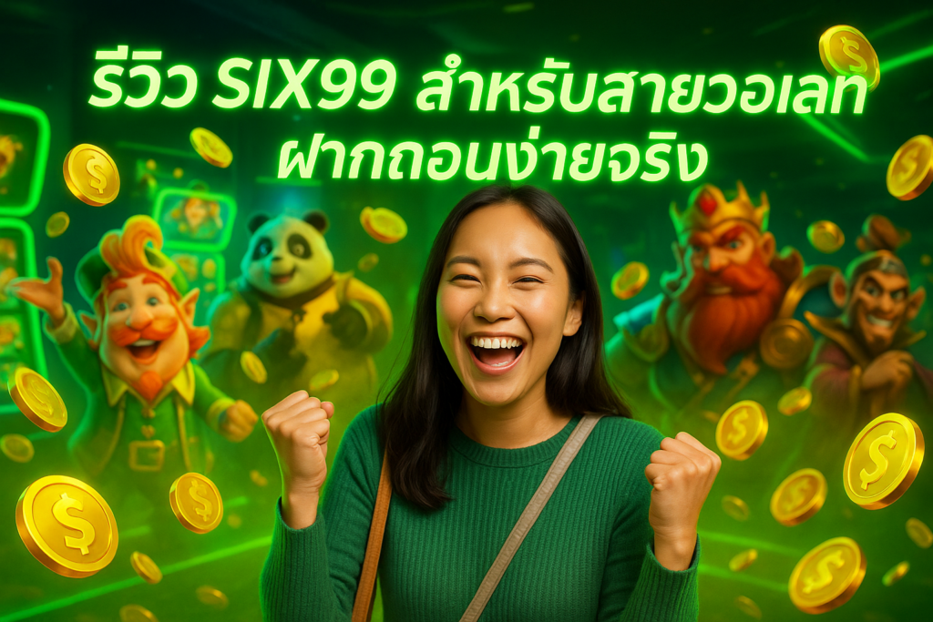 รีวิว SIX99 สำหรับสายวอเลท ฝากถอนง่ายจริง